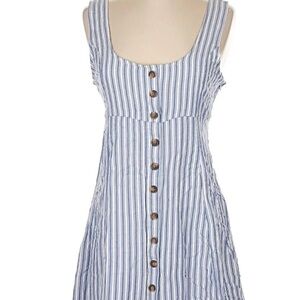 American Eagle Outfitters Blue and White Striped Dress